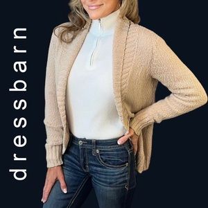 dressbarn Heather Open Cardigan S